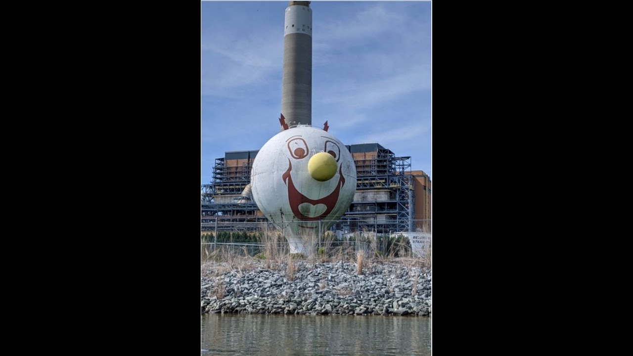 DUKE ENERGY BELEWS CREEK  2240 MEGAWATT COAL BURNER. we snuck in the back door on our jet skis.