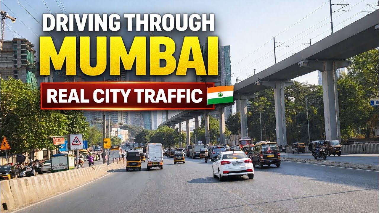 Inside Mumbai Roads | Real Traffic & City Life in India