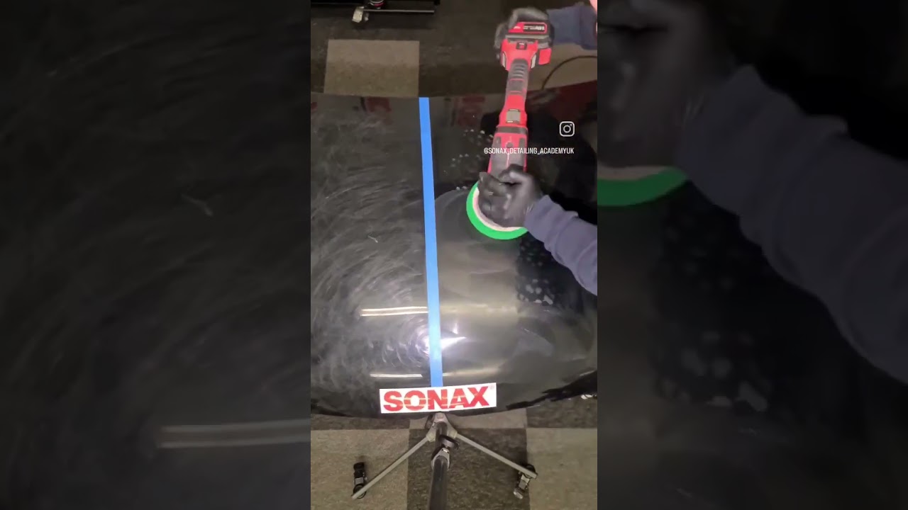 Removing heavy scratching in 2 steps with Sonax Ultimate Cut & Cut and Finish. #detailing #cars