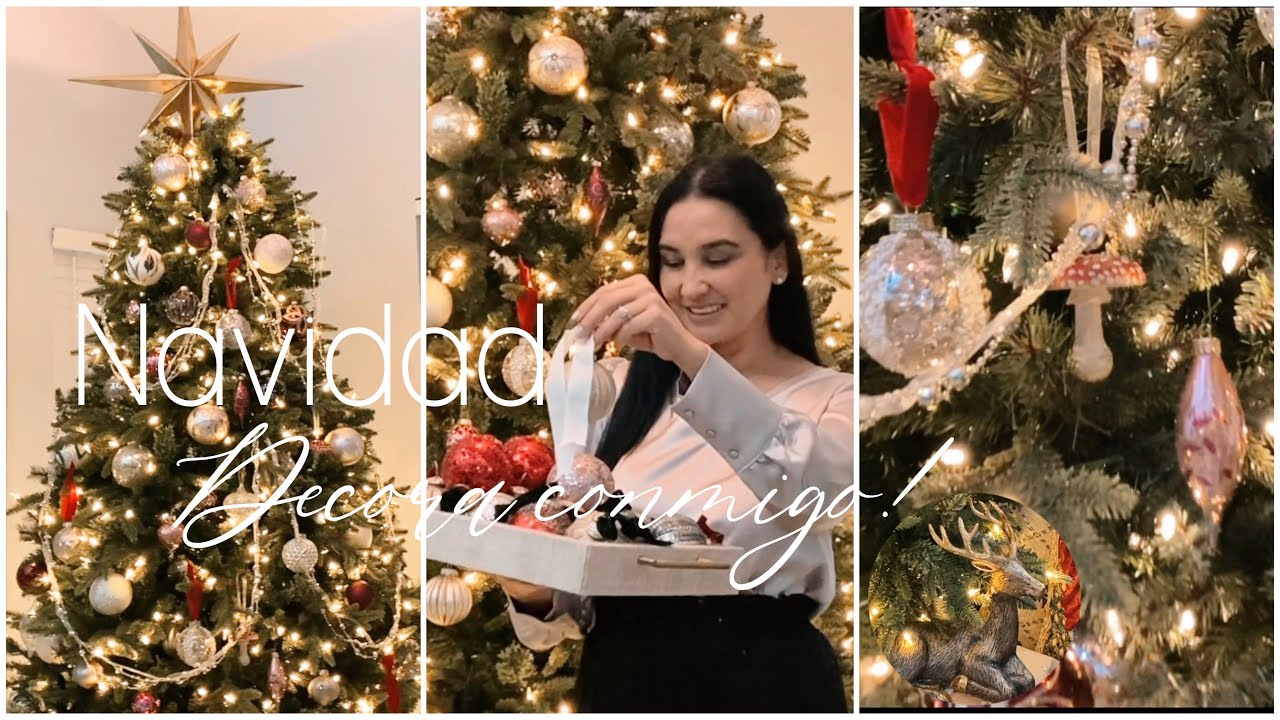 DECORA  CONMIGO 🎄ÁRBOL NAVIDEÑO | DECORACIÓN NAVIDEÑA |IDEAS PARA DECORAR ESTA NAVIDAD | DECORACIÓN