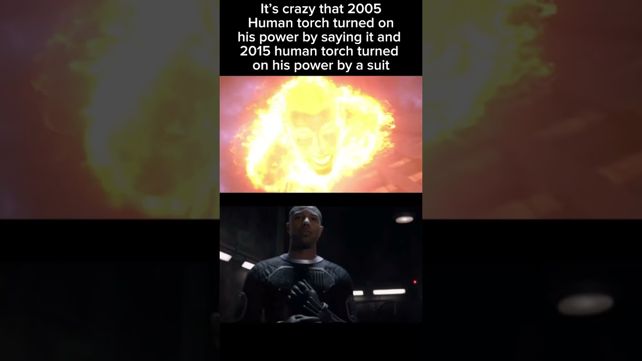 It&rsquo;s a crazy difference between 2005 and 2015 Human Torch Flame on comparison