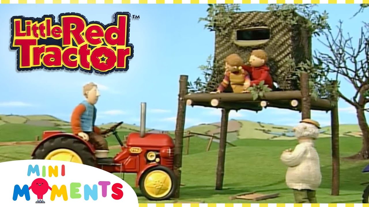 Building A Treehouse 🏕️ | Little Red Tractor | Full Episodes | Mini Moments
