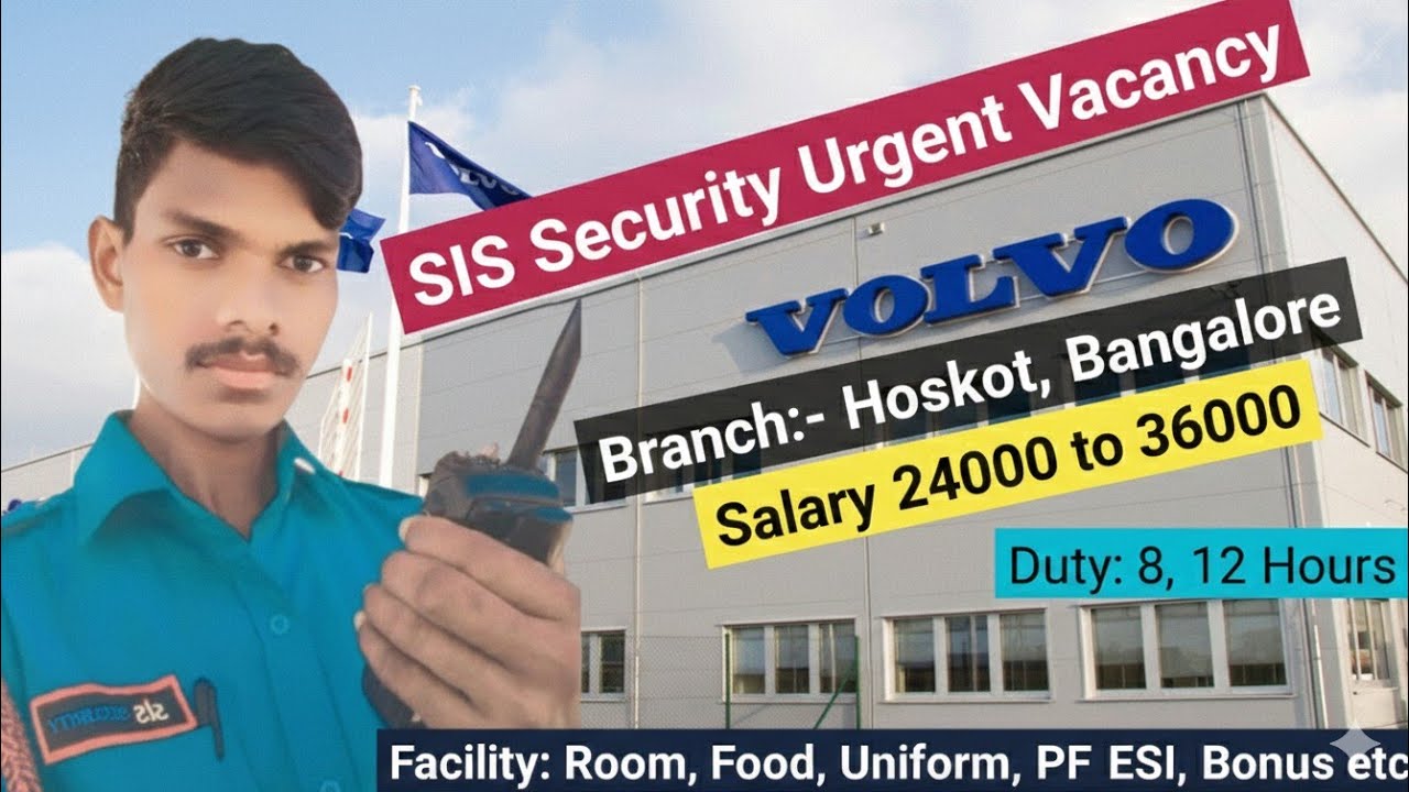 SIS Security Guard & Supervisor Vacancy | Bangalore Direct joining | Pay 24 to 36k |@NeerajVlogsNV 