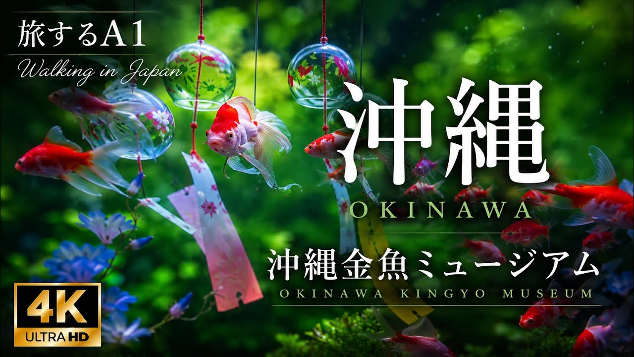 [🇯🇵沖縄金魚ミュージアム]ここは水族館じゃない　アートな金魚の世界　#travel #vlog #旅行 #沖縄 #金魚 