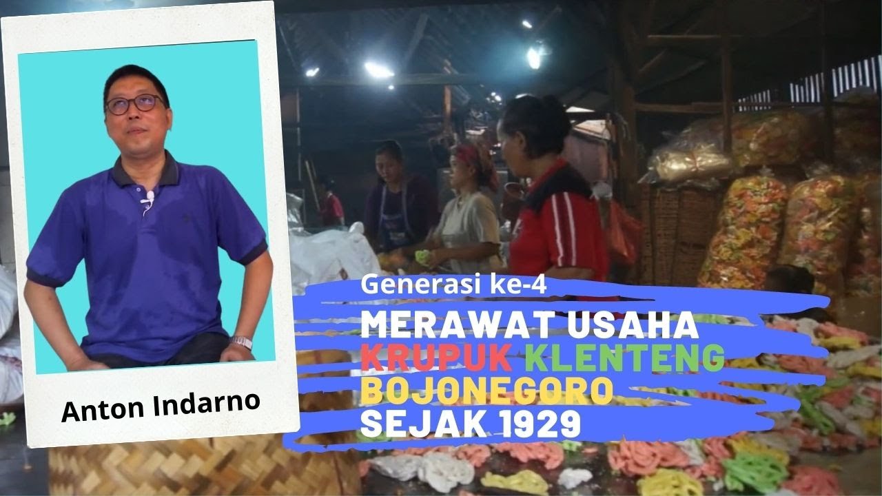 Anton Indarno Generasi ke-4 Merawat Usaha Krupuk Klenteng Bojonegoro Sejak 1929