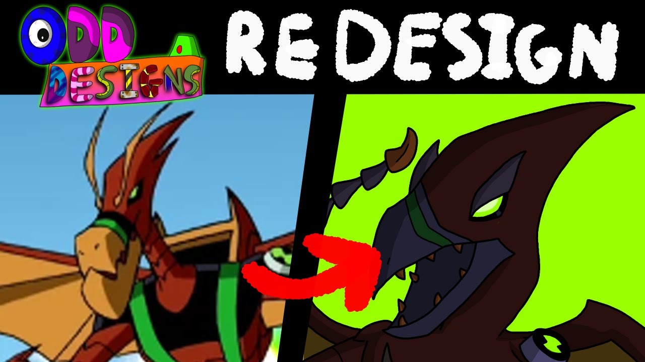 Odd Designs: Redesigning Ben 10's Astrodactyl