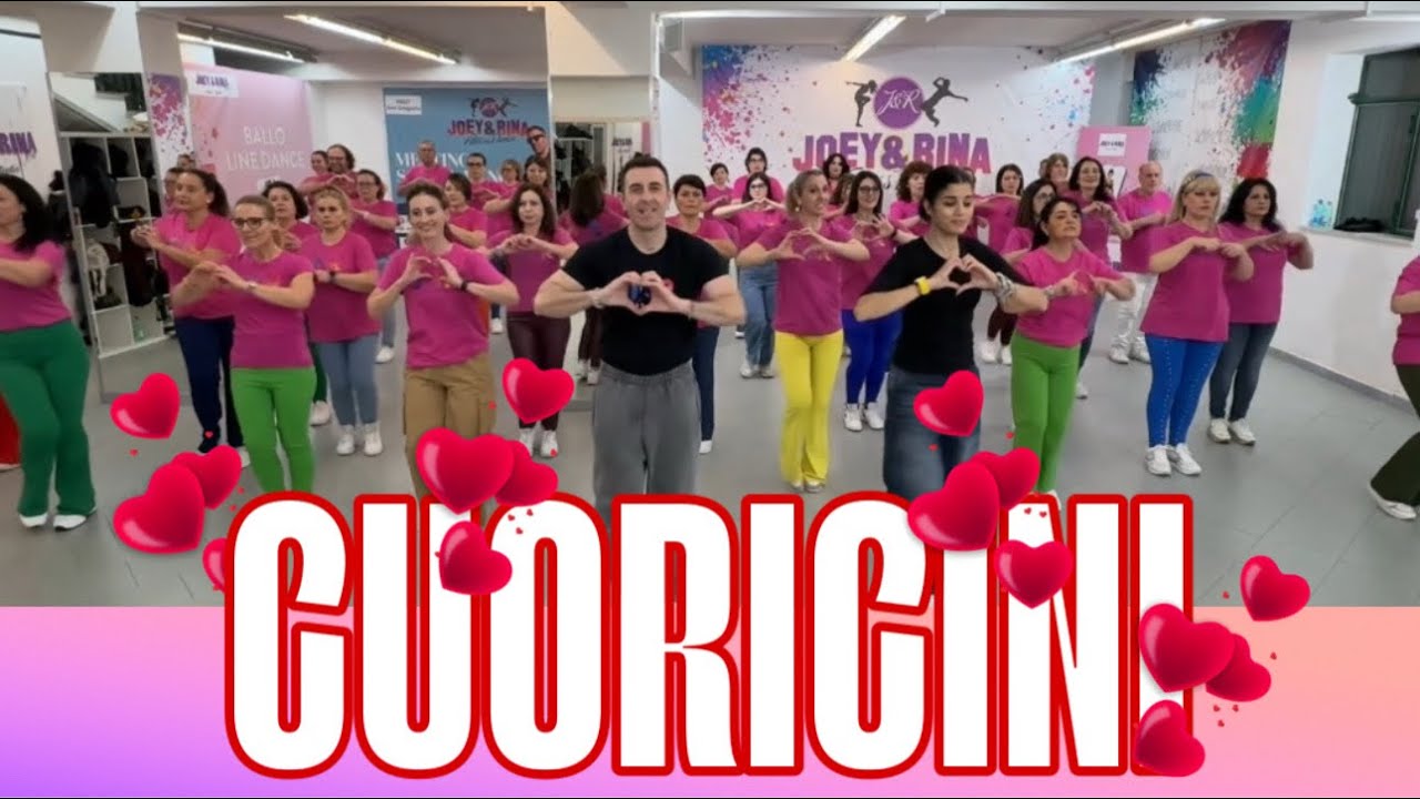 CUORICINI Coreo JOEY&RINA || TUTORIAL || Balli di Gruppo 2025 Social Dance