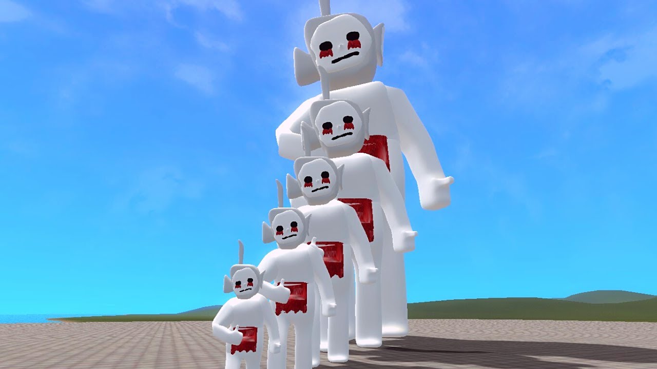 Teletubby ALL SIZE  From 3D SANIC CLONES MEMES (3D MEMES) in Garry's Mod
