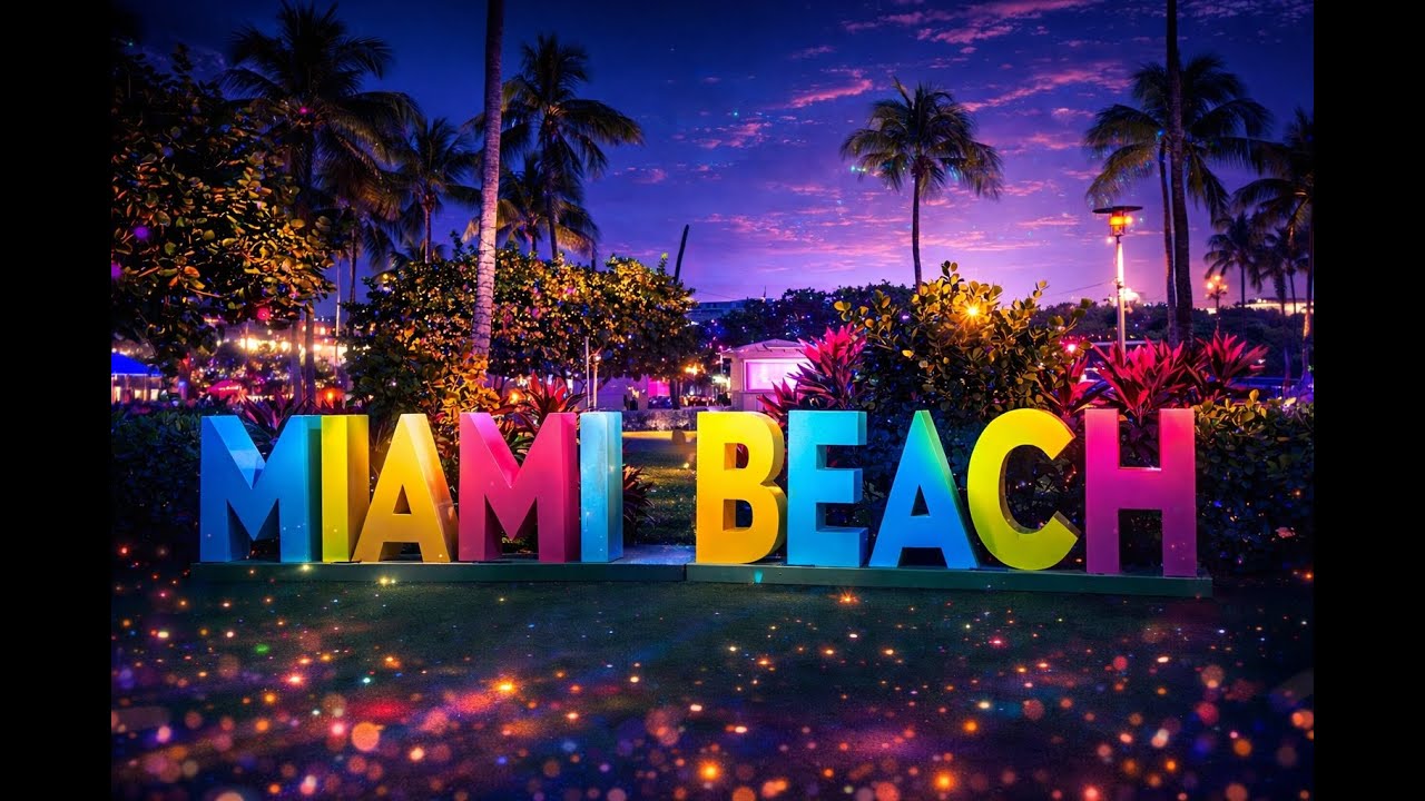 Miami Beach Nightlife Walk | Beach Walk & Night Drive