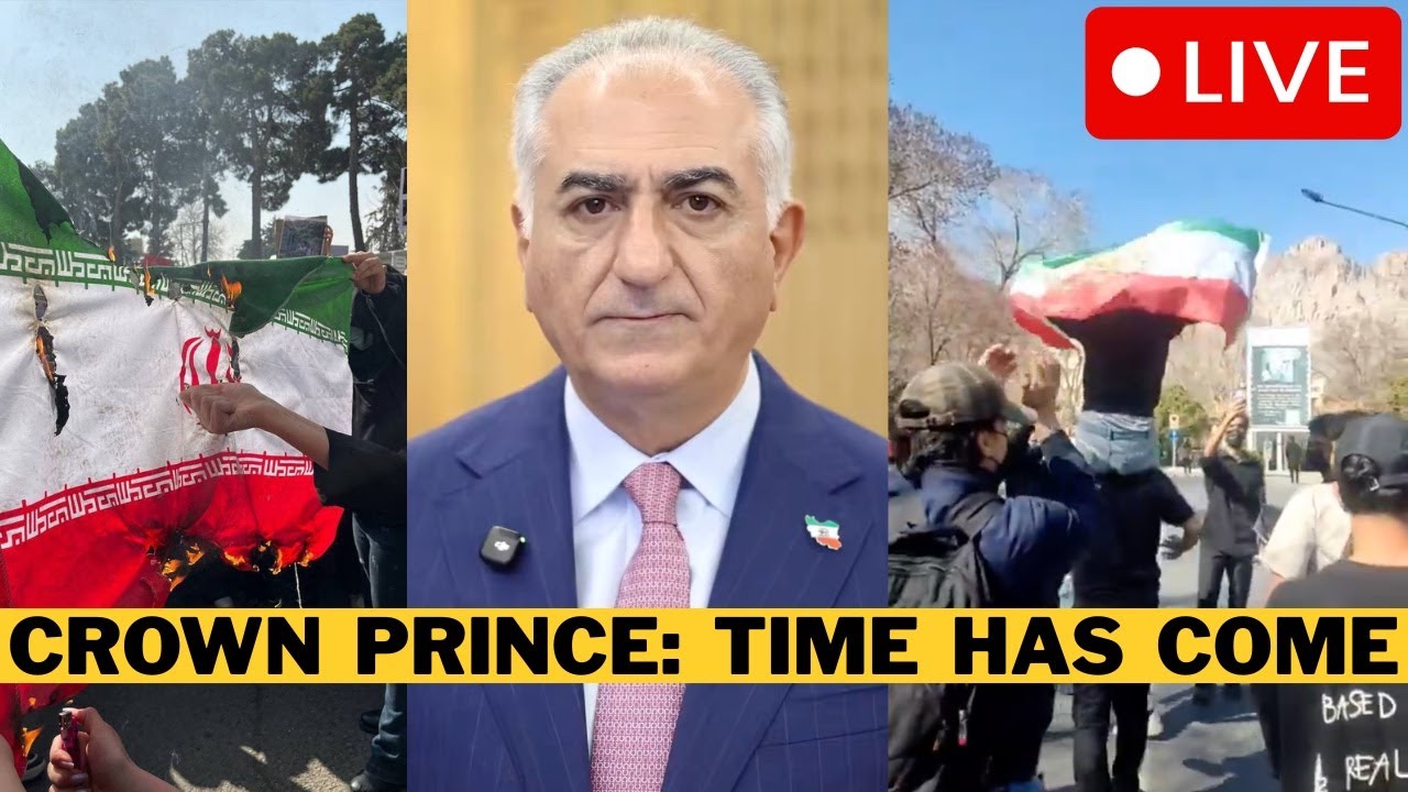🚨 LIVE: Iran On Brink Of War - Crown Prince Reza Pahlavi Sends Urgent Message