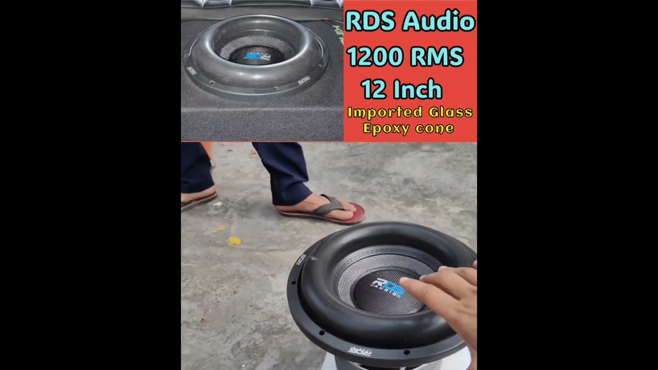 Introducing RDS 1200 RMS , SPL Dual coil subwoofer