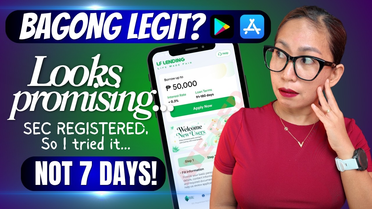 LF Lending, Bagong Legit na Pwede Mag Pa Utang Up to 50K? Sinilip ko ano meron sa online loan na to
