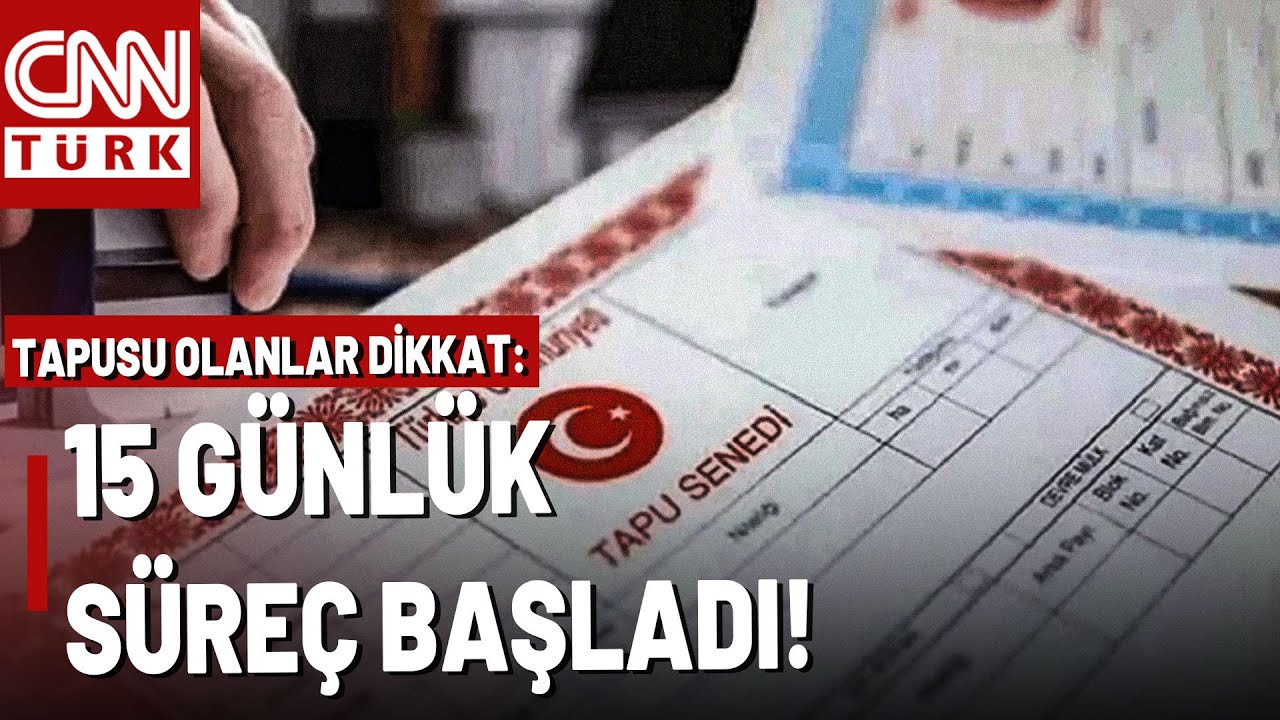 Tapusu Olanlar Dikkat: Süreç Başladı! Ceza Almamak İçin e-Devlet'te Hangi İşlem Kontrol Edilmeli?