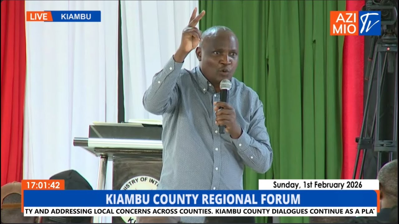 LISTEN To CS Mbadi’s HARD-HITTING Remarks on Tax Payments During Kiambu County Public Forum
