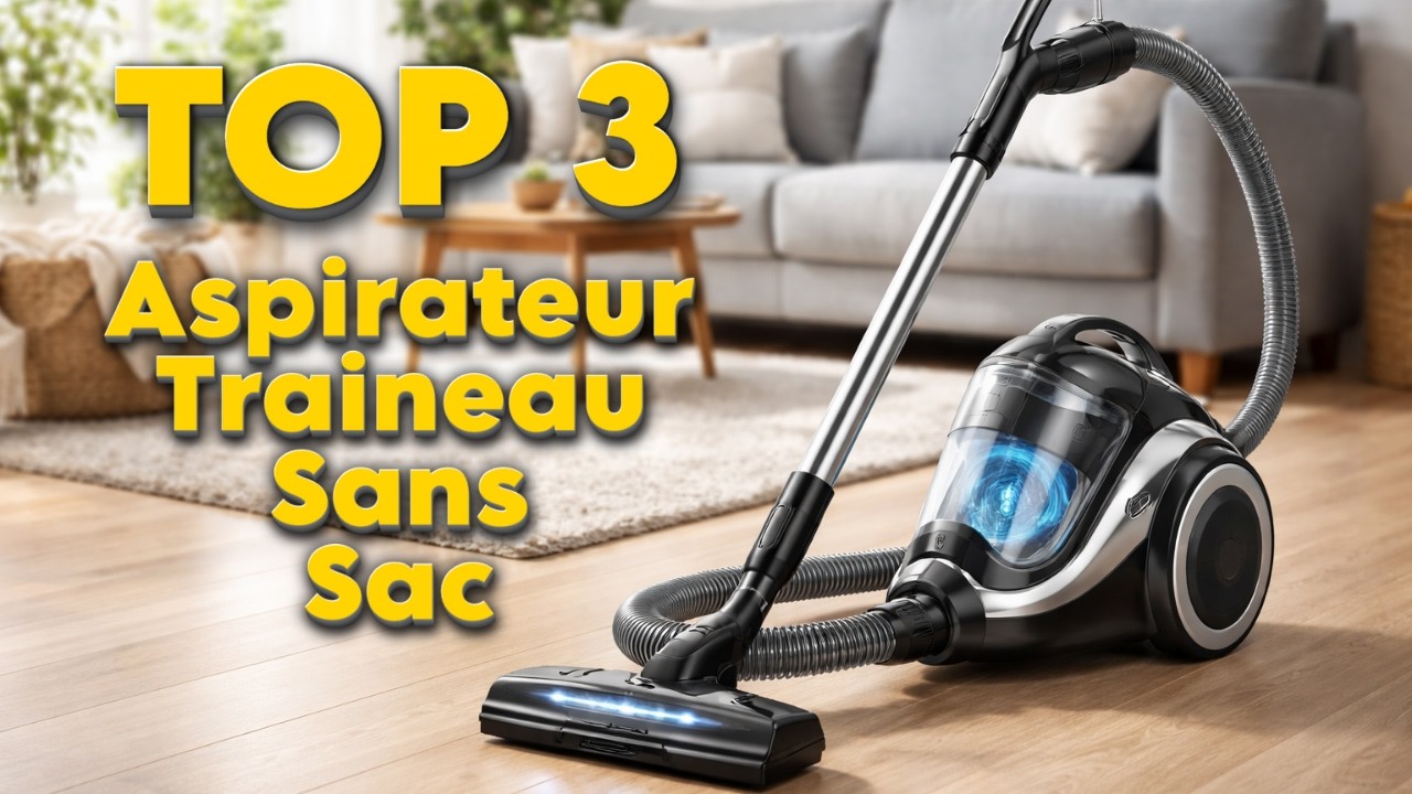TOP 3 : Meilleur Aspirateur Traîneau Sans Sac 2026