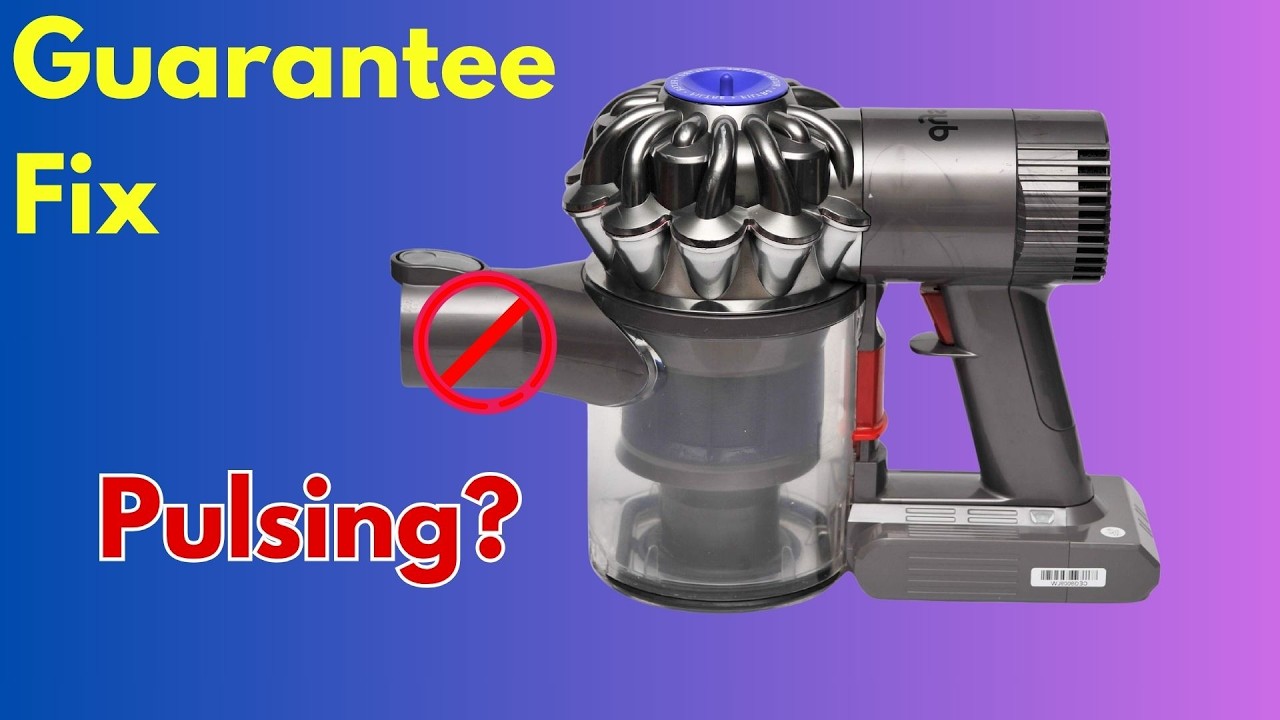 Устраните быструю пульсацию Dyson V6 с помощью этого трюка!