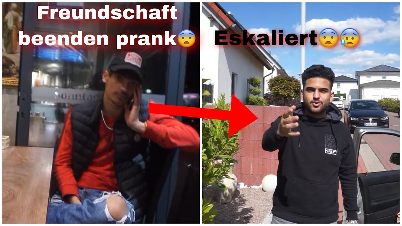 FREUNDSCHAFT BEENDEN PRANK AN DANIEL😨 |Jounes Amiri
