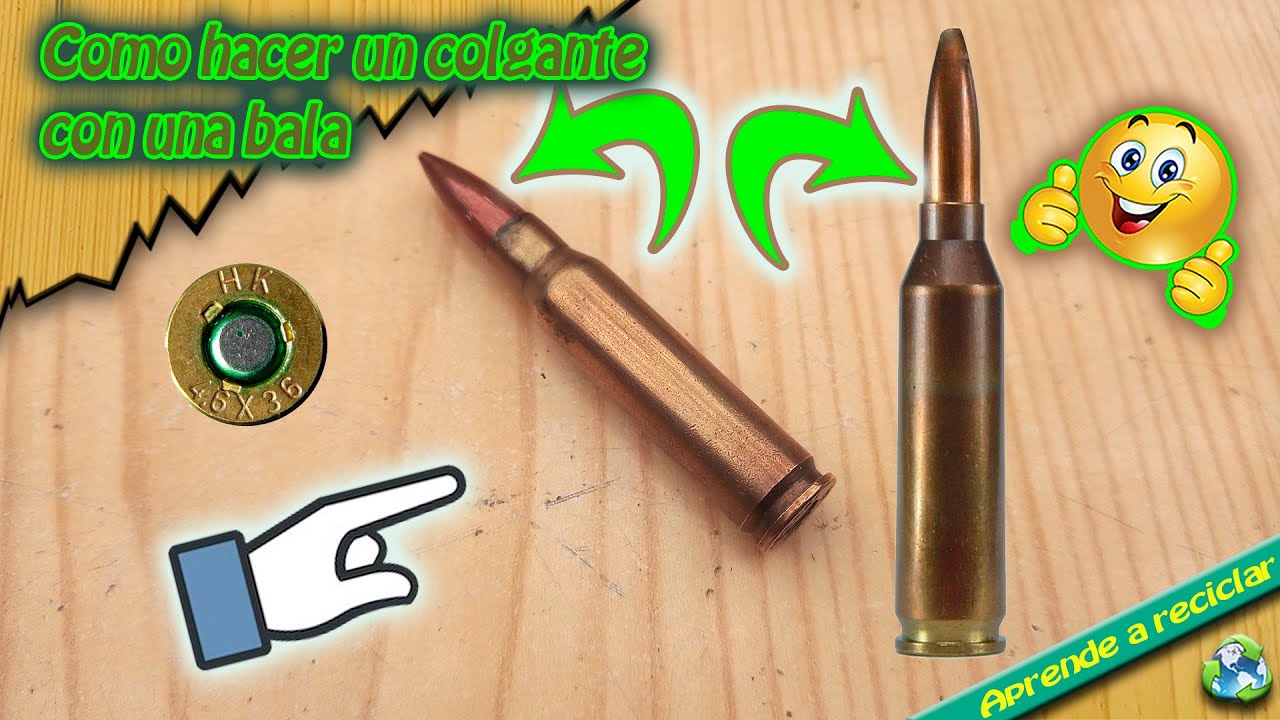 Como hacer un colgante con una bala