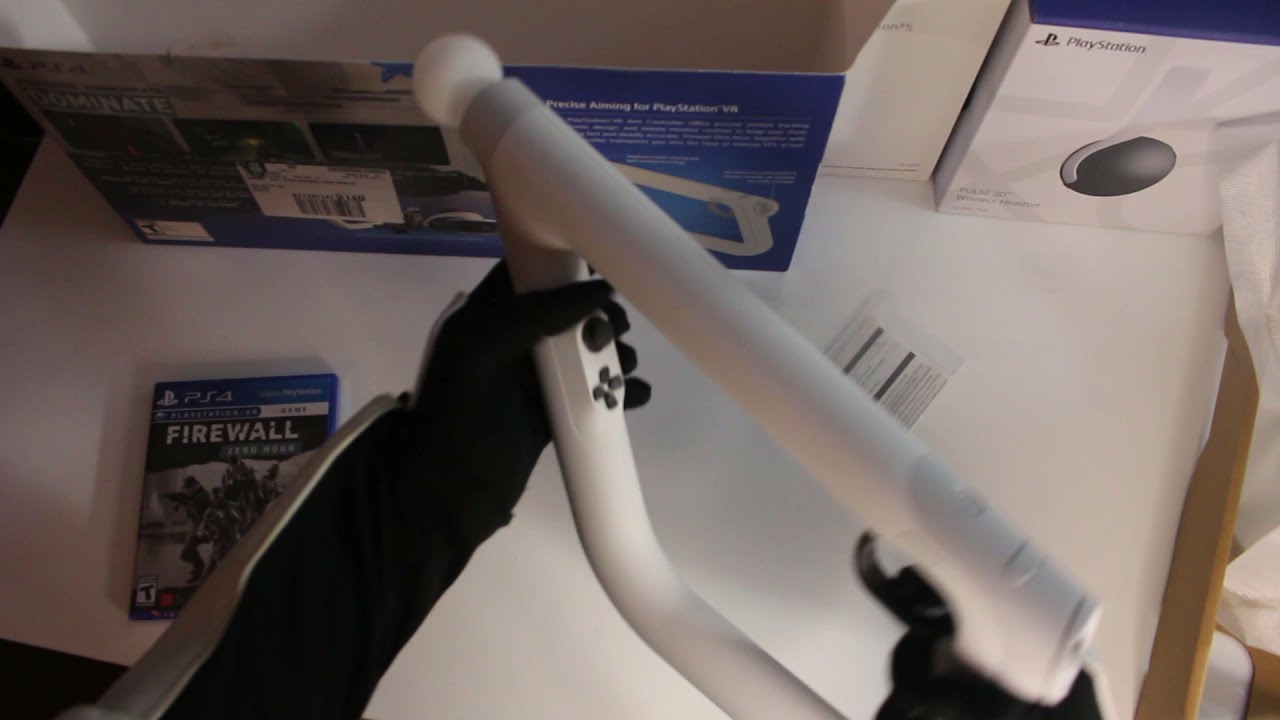 PLAYSTATION VR AIM CONTROLLER UNBOXING
