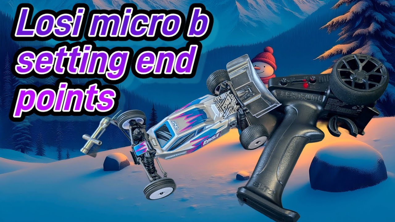 Настройка конечных точек RTR для LOSI 1/24 Micro-B 2WD Buggy