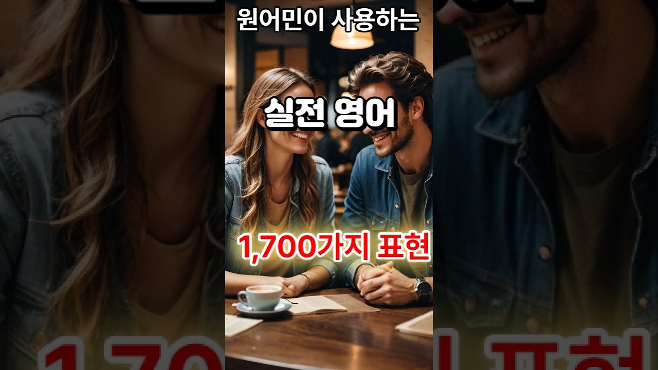 원어민들이 자주 사용하는 일상 생활영어 1,700문장. 한글 발음표기, #초보영어 #영어회화 #시니어영어