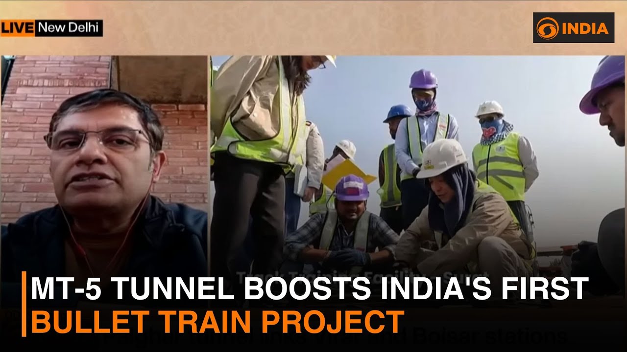 MT-5 tunnel boosts India's first bullet train project