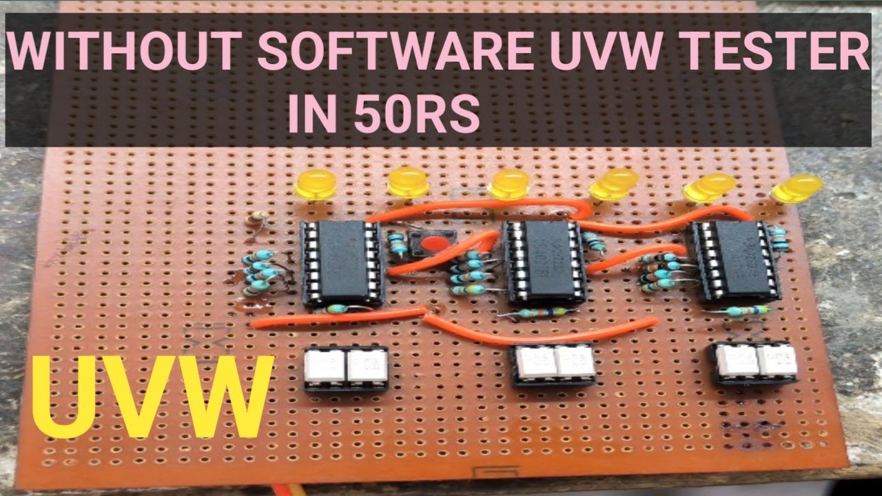 UVW TESTER | Without Software UVW TESTER | 