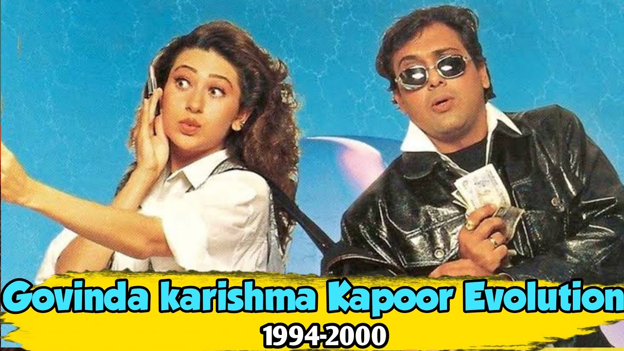 Govinda Karishma kapoor Evolution 1994-2000 #Govindasongs #Karishmasongs #90shitsongs