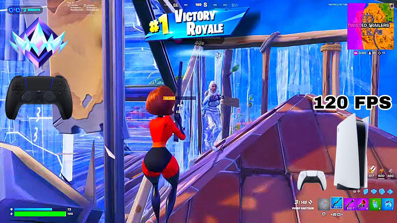 Fortnite Unreal Ranked Reload on PS5 | Controller Gameplay | 120 FPS