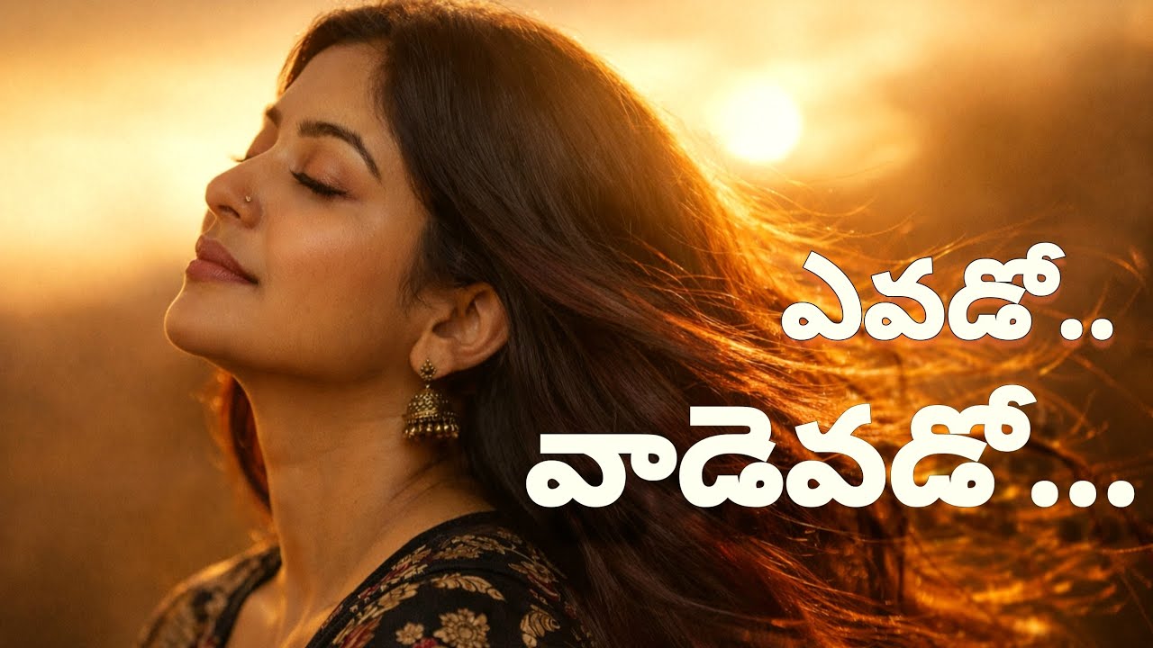 ఎవడో… వాడెవడో | Evado Vad Evado | Dreamy Female Melody| Telugu Romantic Love Song
