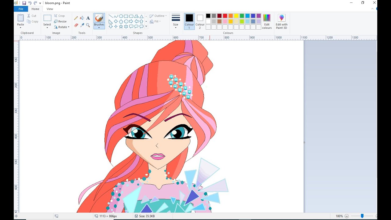 Bloom | How to Draw Bloom | Winx Club Season 7 Tynix Form