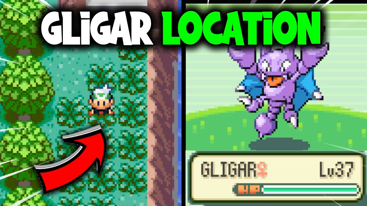 WHERE TO FIND GLIGAR ON POKEMON EMERALD