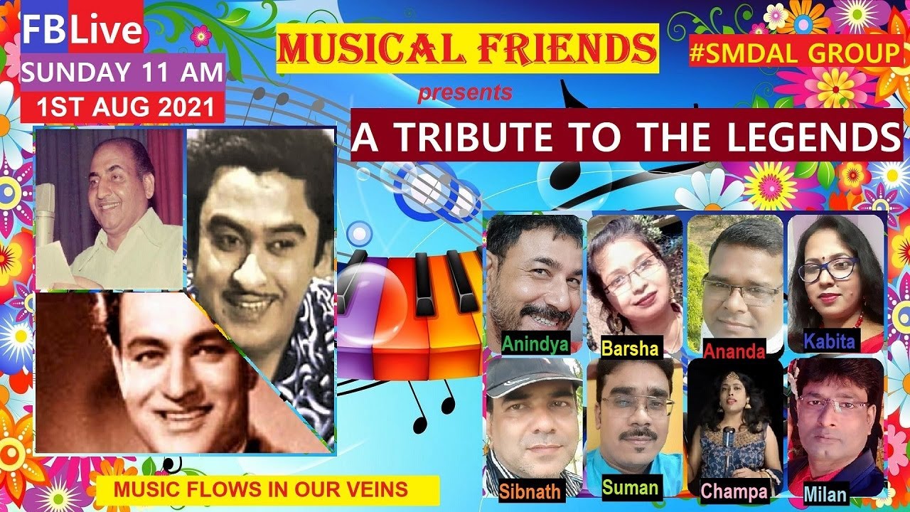 Musical Friends LIVE | A Tribute to the Legends | 1st August 2021 | FB Live | SMDAL