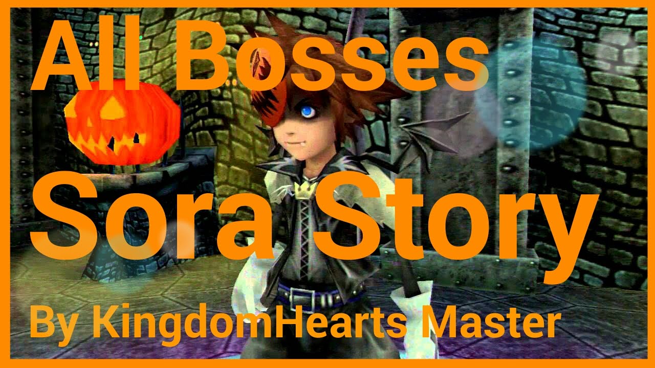 Kingdom Hearts Re Chain of Memories HD All Bosses (Sora)