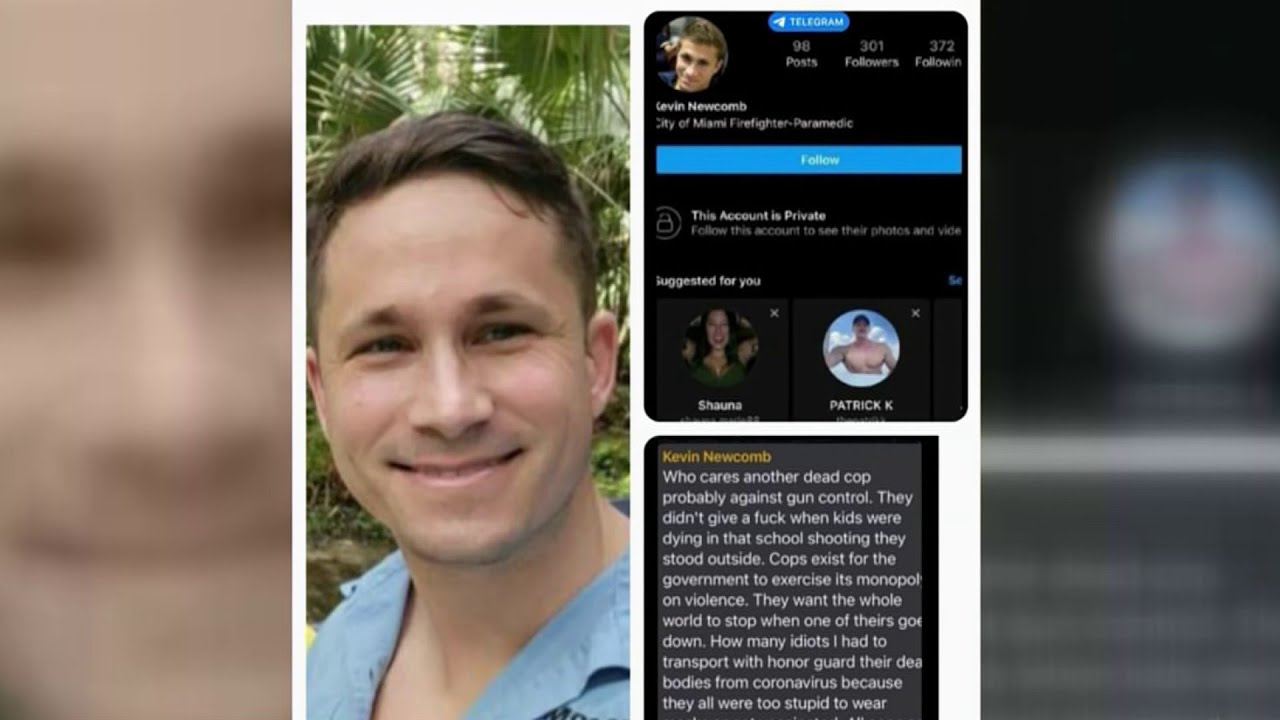 Miami Firefighter on Leave for Controversial Comment About Slain Cop