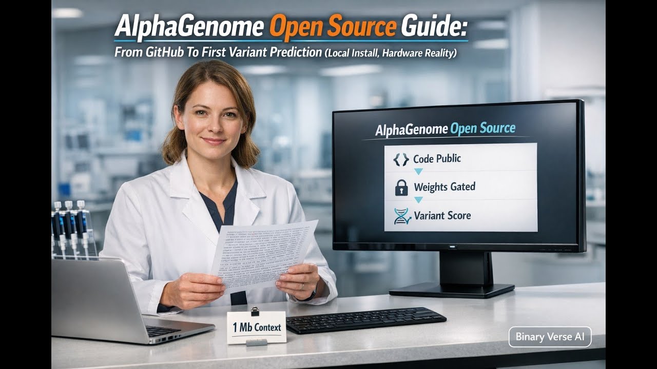 Руководство по AlphaGenome с открытым исходным кодом: от GitHub до первого предсказания вариантов...