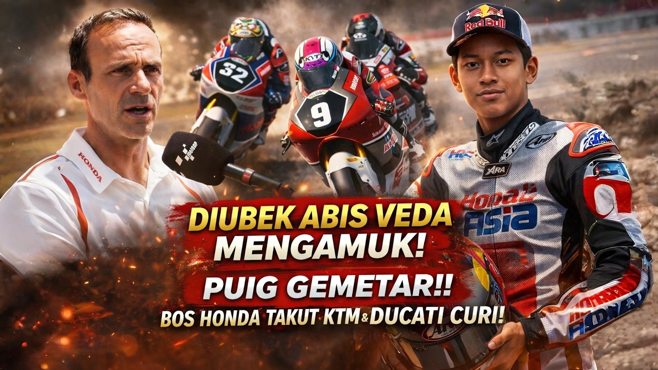 GILA BANGET ‼️ VEDA EGA MENGAMUK DI BRASIL, RIDER EROPA LANGSUNG CIUT ! Alberto Puig FULL SENYUM