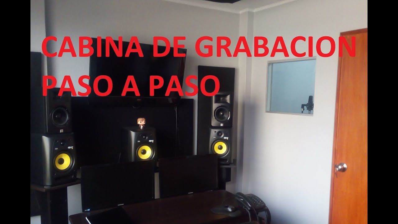 Construcción de Cabina de Grabación