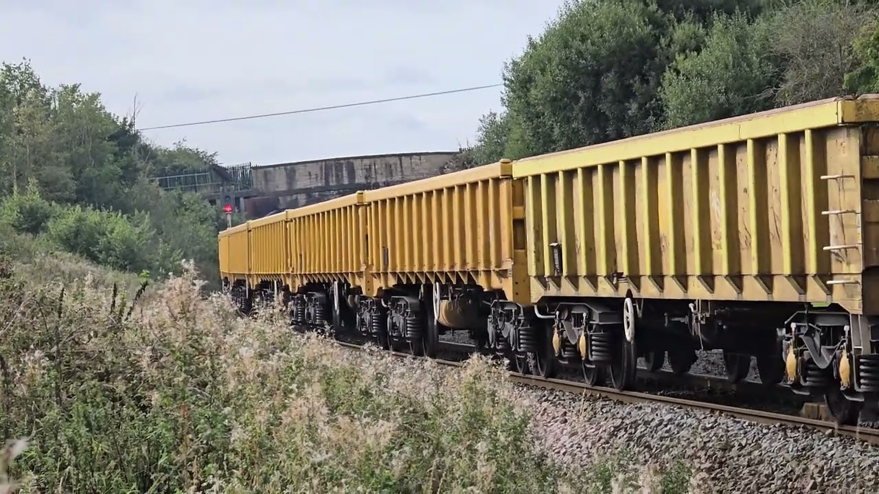 Cardiff service  at Hawkeridge junction  passing 70806 little Mills to westbury  pw