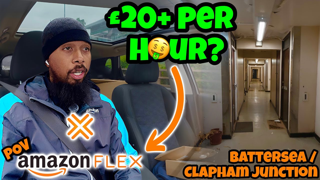 Multi-Drop Madness! Delivering For Amazon FLEX UK - Full Shift POV (worth it?)