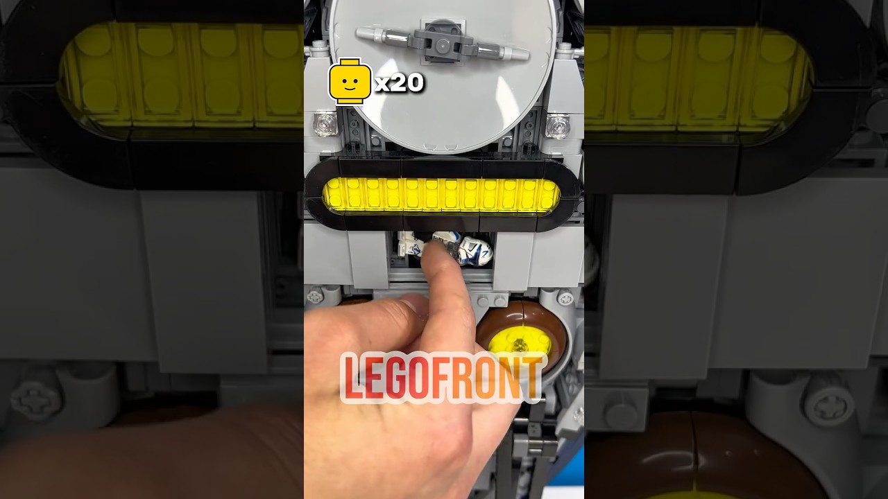 How many minifigs actually fit in the ucs slave one #lego #legostarwars #starwars #legosets #afol