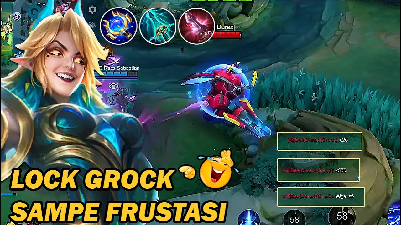 EUDORA MODE DENDAM!! LOCK PRO GROCK YG SOMBONG SAMPE MALU BANGET‼️- MLBB