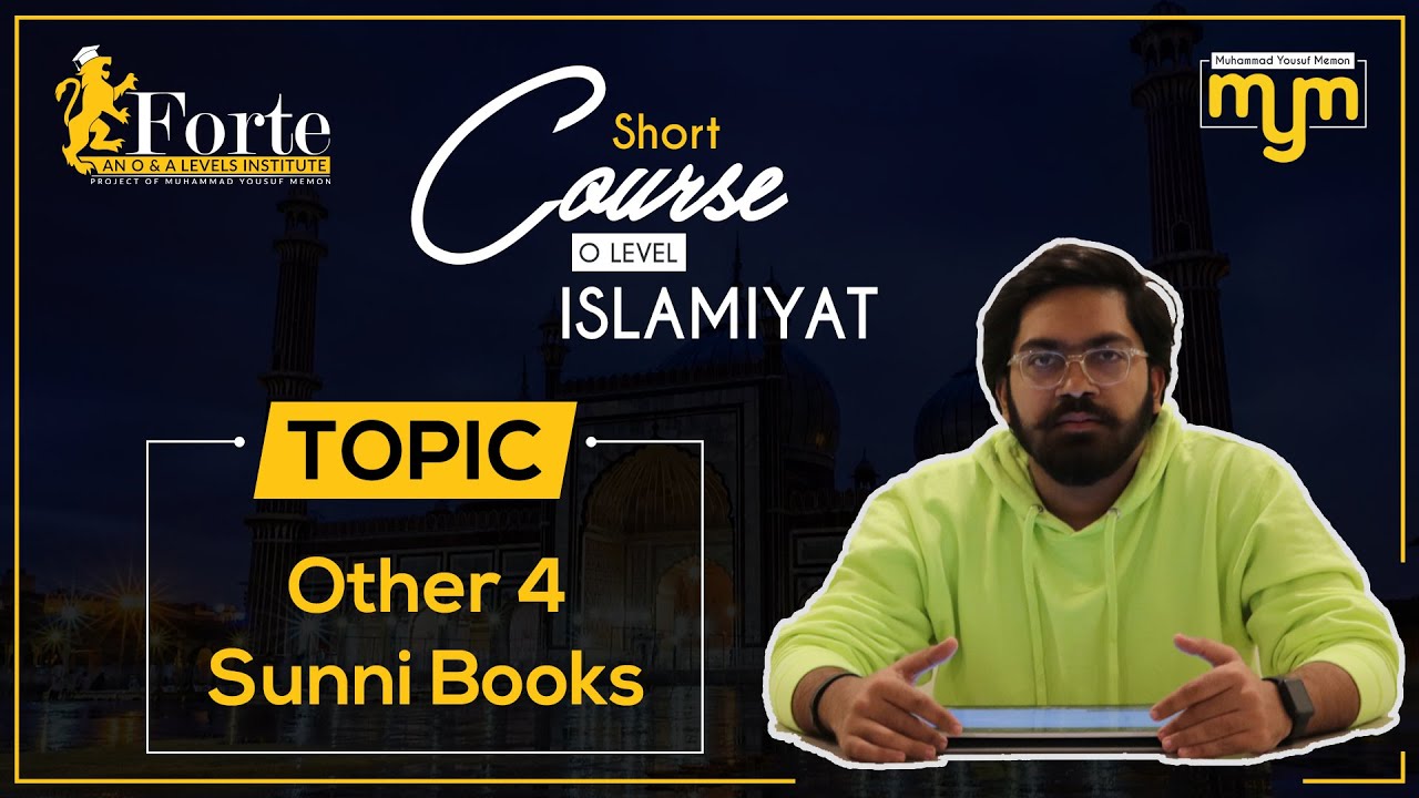 Other 4 Sunni Books | Olevel Islamiyat | 2058/01 | Muhammad Yousuf Memon