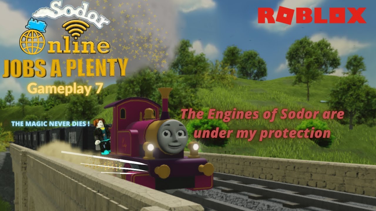 The Magic Engine on the rails | Roblox Sodor Online Jobs A' Plenty!