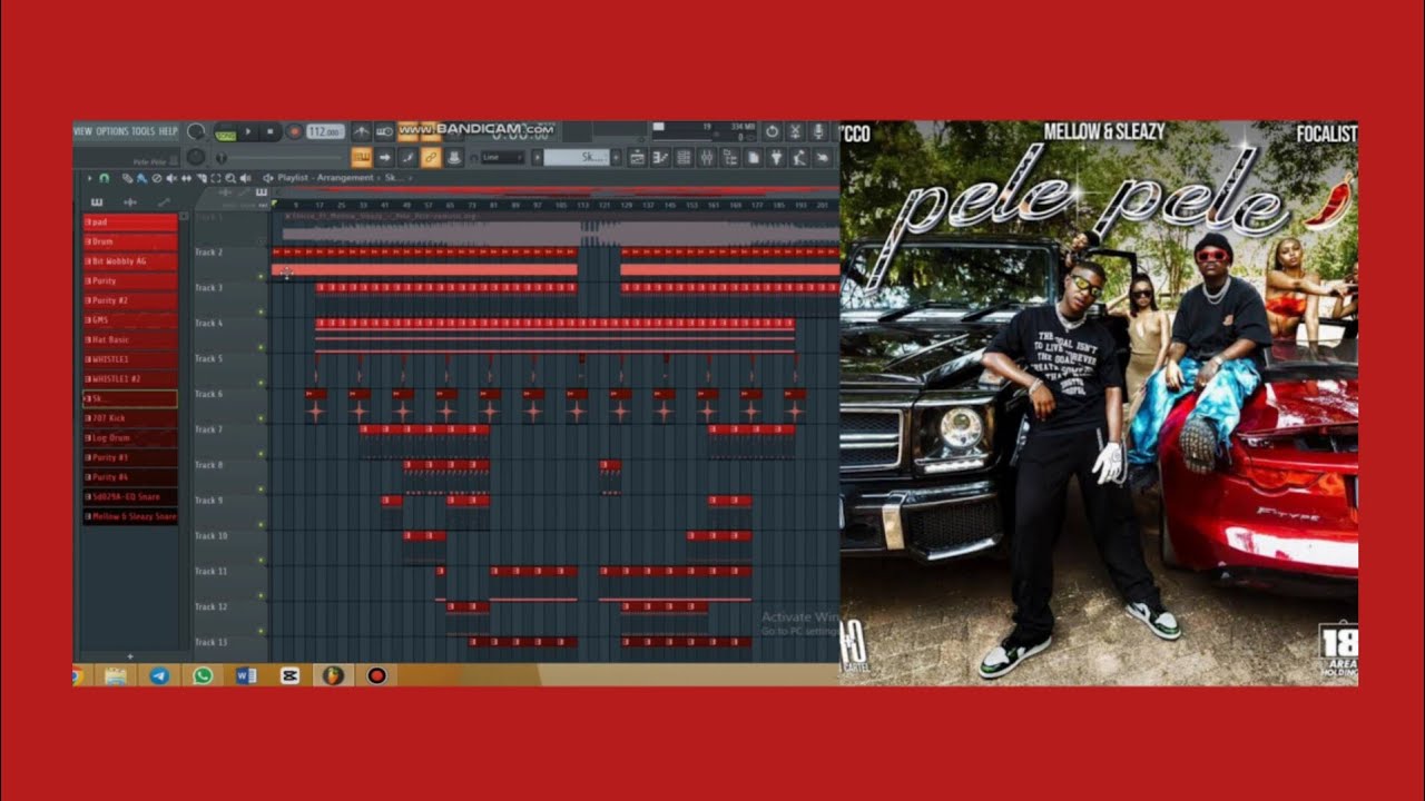 How to make Pele Pele like Ch'cco, Focalistic, and Mellow & Sleazy in FL studio free flp