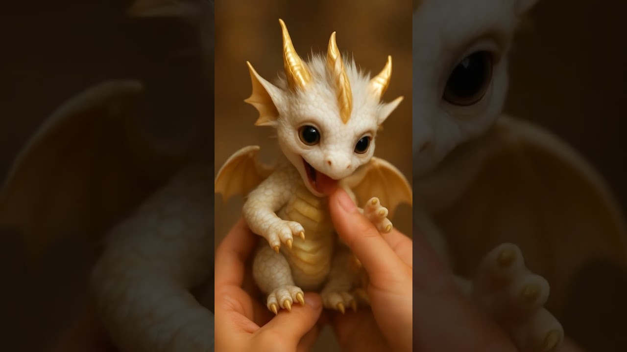Funny Baby Dragon 🐉 | Cutest Dragon Moments #cute #animals #funny #feedshorts #babydragon