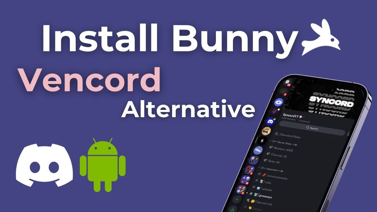 Установка Bunny: мод для Discord в стиле Vencord на ваш телефон