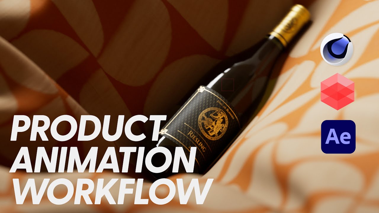 Product Animation Full Workflow (Cinema 4D, Redshift, After Effects)