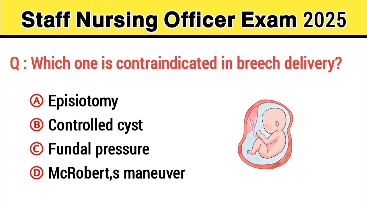 RRB Staff Nursing Officer Exam 2025 | rrb staff nurse mcq |rrb staff nurse exam preparation | part 2
