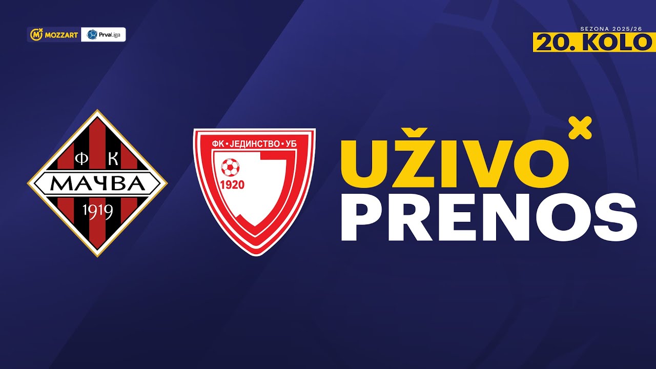 Mačva - Jedinstvo Mozzart Bet Prva liga Srbije 2025/26 20. Kolo